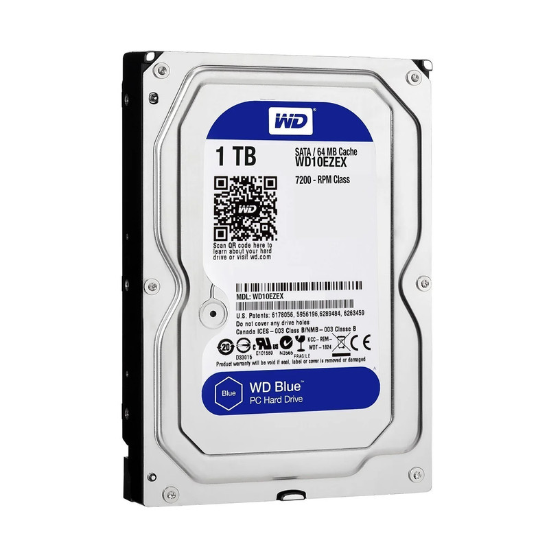 Western Digital WD Blue 1TB 3.5" Internal SATA HDD - مساحة تخزين